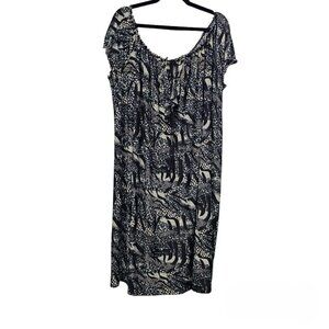 💎 Maternitees Short Sleeve Black And White Dress